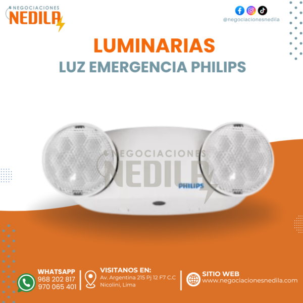 LUZ EMERGENCIA PHILIPS
