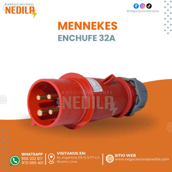 ENCHUFE ROJO 32A