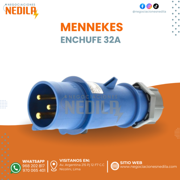 ENCHUFE AZUL 32A