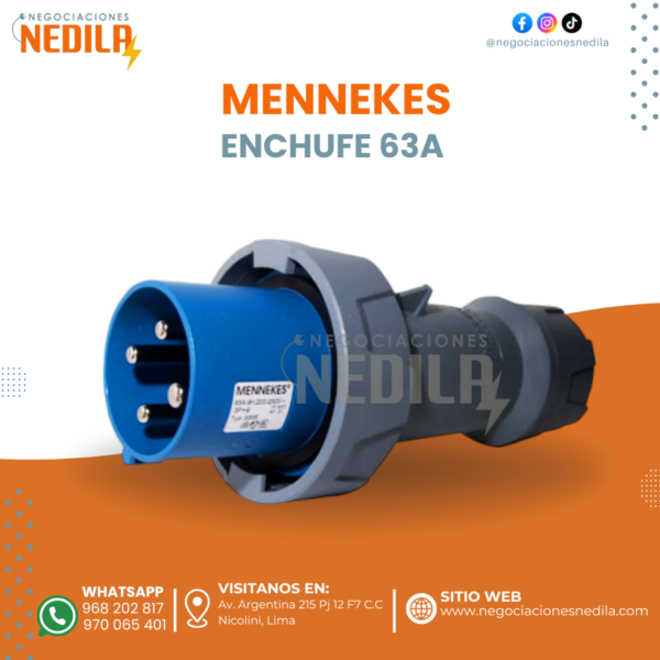 ENCHUFE 3P+T 63A