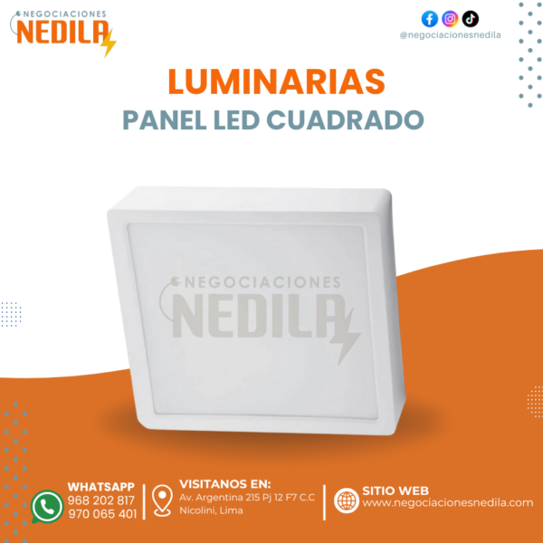 PANEL LED CUADRADO