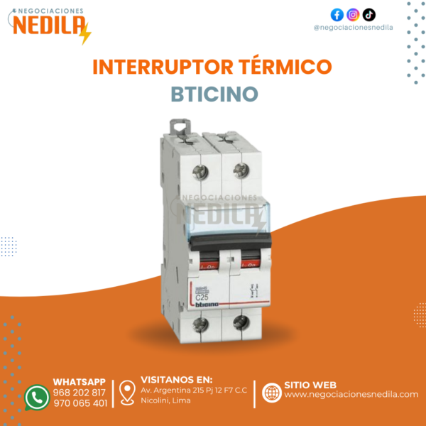 BTICINO 2x25AMP
