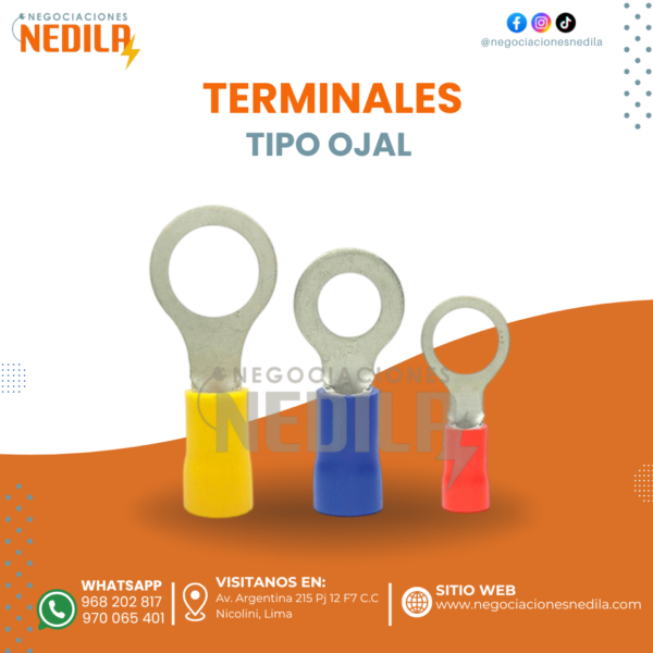TERMINAL AISLADO TIPO OJAL