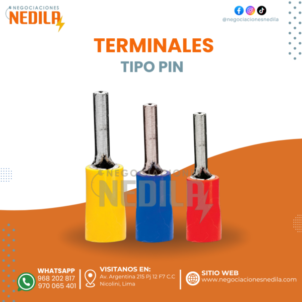 TERMINAL AISLADO TIPO PIN