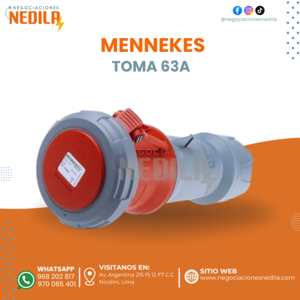 TOMA AÉREO ROJO 63AMP