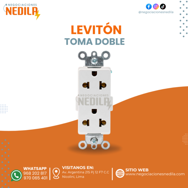 TOMA DOBLE EMPOTRABLE UNIVERSAL