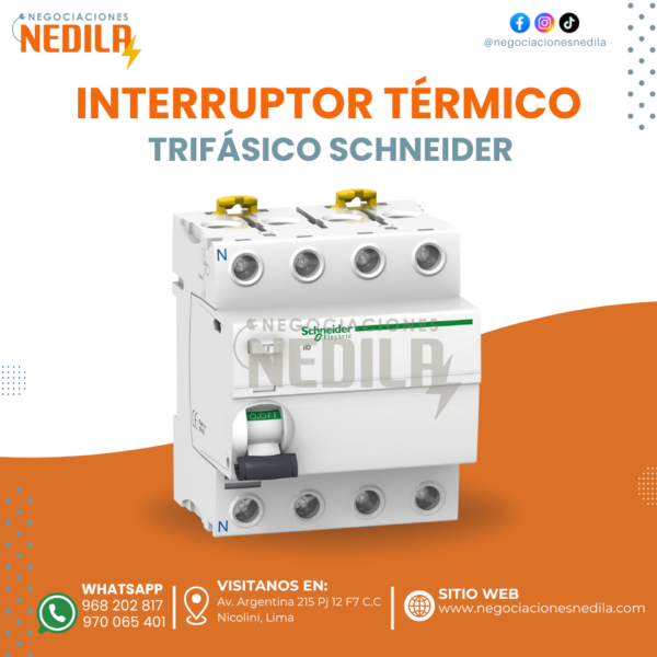 DIFERENCIAL TRIFÁSICO SCHNEIDER