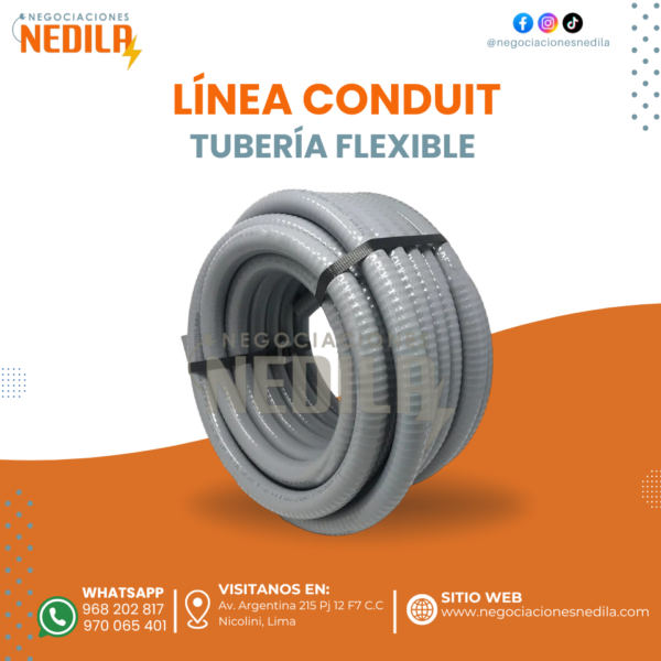 TUBERÍA CONDUIT FLEXIBLE
