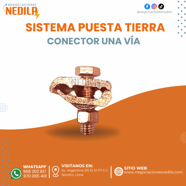CONECTOR DE 1 VÍA